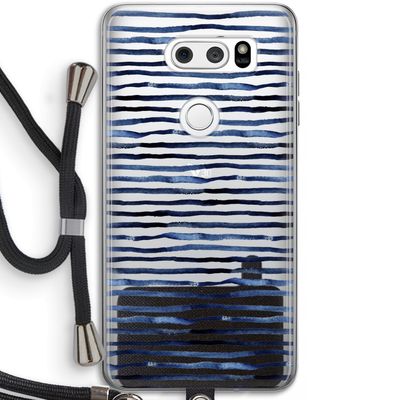 Verrassende lijnen: LG V30 Transparant Hoesje met koord