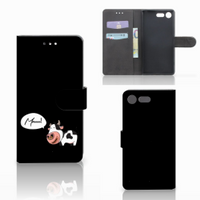 Sony Xperia XZ Premium Leuk Hoesje Cow - thumbnail