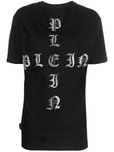 Philipp Plein t-shirt Iconic Plein à ornements en cristal - Noir