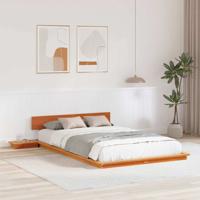 Bedframe Bruin 135 x 190 cm Hout