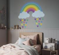 Regenboog Muursticker tekening