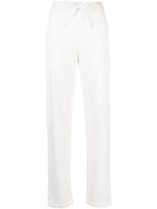 Kristensen Du Nord pantalon à taille haute nouée - Blanc