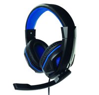 Steelplay HP41 Over Ear headset Gamen Kabel Stereo Zwart/blauw Volumeregeling, Microfoon uitschakelbaar (mute) - thumbnail