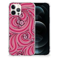 iPhone 12 Pro Max Back Cover Swirl Pink - thumbnail