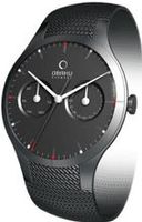 Horlogeband Obaku v100gcirb Mesh/Milanees Zwart 15mm