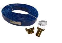 RP SOS PUMP Slangset 25mm - Efficiënte 12,5 meter slang voor waterafvoer met snelkoppelingen en slangklem