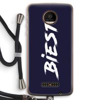 Biest: Motorola Moto Z Force Transparant Hoesje met koord