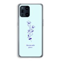 Bloom with grace: Oppo Find X3 Pro Transparant Hoesje