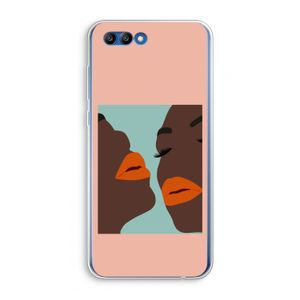 Orange lips: Honor 10 Transparant Hoesje