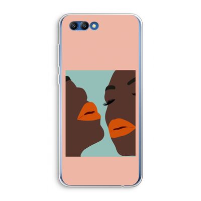 Orange lips: Honor 10 Transparant Hoesje