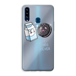Best Friend Forever: Samsung Galaxy A20s Transparant Hoesje