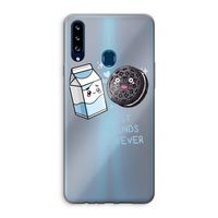 Best Friend Forever: Samsung Galaxy A20s Transparant Hoesje
