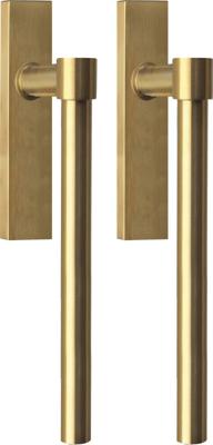 Formani Set paarsgewijs hefschuifdeurbeslag Piet Boon ONE PB230PAY incl. cilindergat PC69 - PVD mat goud