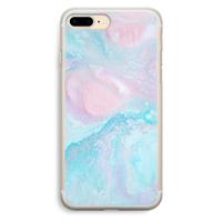 Fantasie pastel: iPhone 7 Plus Transparant Hoesje - thumbnail