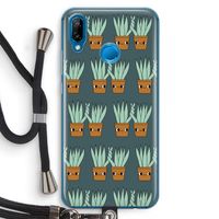 Sansevieria: Huawei P20 Lite Transparant Hoesje met koord