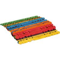 Creativ Company Constructiehoutjes, l: 11,4 cm, b: 10 mm, diverse kleuren, 30 stuk/ 1 doos Creativ Company Constructiehoutjes, l: 11,4 cm, b: 10 mm, diverse kleuren, 30 stuk/ 1 doos