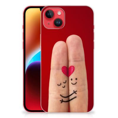 iPhone 14 Plus | Sillicone Back Cover | Liefde - Origineel Romantisch Cadeau