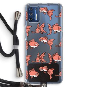 Blub: Motorola Moto G9 Plus Transparant Hoesje met koord
