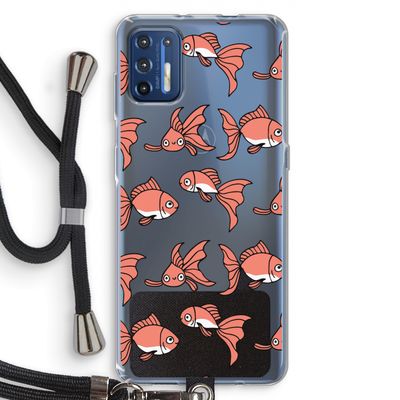 Blub: Motorola Moto G9 Plus Transparant Hoesje met koord