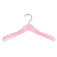 Storage Solutions kledinghangers voor kinderen - 2x stuks - hout - Klerenhangers - roze