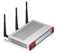 Zyxel USG20W-VPN-EU0101F draadloze router Gigabit Ethernet Dual-band (2.4 GHz / 5 GHz) Grijs, Rood - thumbnail