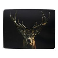 Placemat zwart edelhert Placemat zwart edelhert