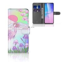 Samsung S10 Lite | Telefoonhoesje | Met pasjeshouder | Bird