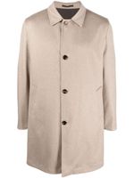 Kired manteau en cachemire à simple boutonnage - Tons neutres