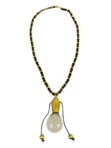 CHANEL Pre-Owned collier Light Bulb plaqué or (1994) - Noir