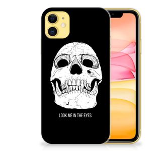 Silicone Back Case Apple iPhone 11 Skull Eyes