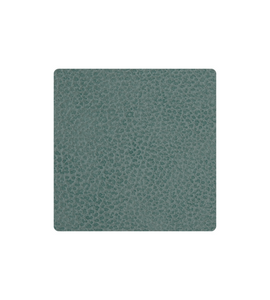 LIND DNA - Glass Mat Square - Onderzetter 10cm Hippo Pastel Green