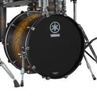 Yamaha JLHB2216UES Live Custom Hybrid Oak Earth Sunburst 22 x 16 bass drum - thumbnail