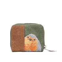 Hi-di-hi Portemonnee Little Magpie Donker Groen/Cognac - PRE ORDER: LEVERBAAR VANAF SEPTEMBER 2025