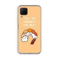 You're Shrimply The Best: Huawei P40 Lite Transparant Hoesje