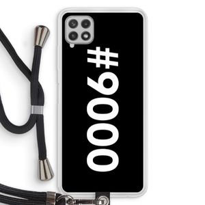 #9000: Samsung Galaxy A22 4G Transparant Hoesje met koord