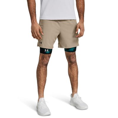 Under Armour Vanish Woven Trainingsbroekje Lichtbruin Zwart