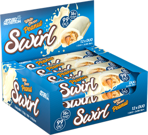 Applied Nutrition Swirl Duo Bar White Choco Peanut (12 x 60 gr)