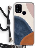 Geo #1: Samsung Galaxy M31 Transparant Hoesje met koord