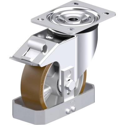 Blickle L-ALB 150K-FI-FS Plaatstalen zwenkwiel Wieldiameter: 150 mm Draagvermogen (max.): 400 kg 1 stuk(s)