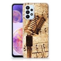 Samsung Galaxy A23 | Siliconen hoesje | met foto Bladmuziek
