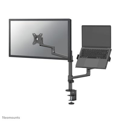 Neomounts ds20-425bl2 monitor desk-mount, 17" - 27", 8 kg, 360°, black