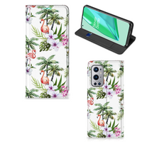 OnePlus 9 Pro Hoesje maken Flamingo Palms