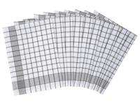 W5 Set van 10 theedoeken 50 x 70 cm (Grijs)