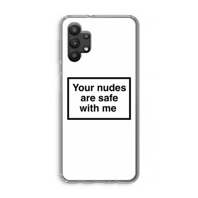 Safe with me: Samsung Galaxy A32 5G Transparant Hoesje