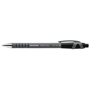 12x Paper Mate Flexgrip Ultra balpen zwart medium