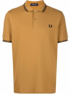 Fred Perry polo à logo brodé - Marron