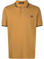 Fred Perry polo à logo brodé - Marron - thumbnail