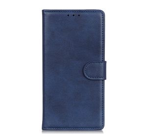 Casecentive Leren Wallet case met sluiting iPhone 13 Pro blauw - 8720153793933