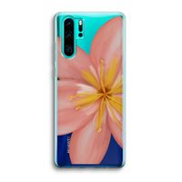 Pink Ellila Flower: Huawei P30 Pro Transparant Hoesje