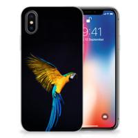 Apple iPhone X | Xs | TPU Hoesje | Papegaai